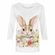 thumbnail image 2 of TaTaai Women Casual 3/4 Sleeve Crew Neck Top Easter Print Pullover T-Shirt Ladies Spring Holiday Street Wear Lightweight Soft Non-See-Through No Fading Breathable Stylish Top Gift, 2 of 5