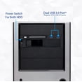 thumbnail image 3 of Rack móvil Syba SY-MRA55006 para discos duros Sata III de 3,5 y 2,5 pulgadas, 3 of 7