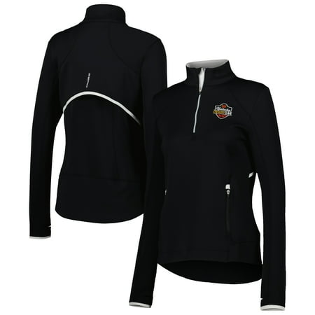Women's Zero Restriction Black Kentucky Derby 149 Sofia Quarter-Zip Top