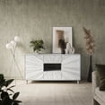 thumbnail image 2 of Jofran Reece 60" Mid-Century Modern Starburst TV Stand Console Storage Cabinet, 2 of 11