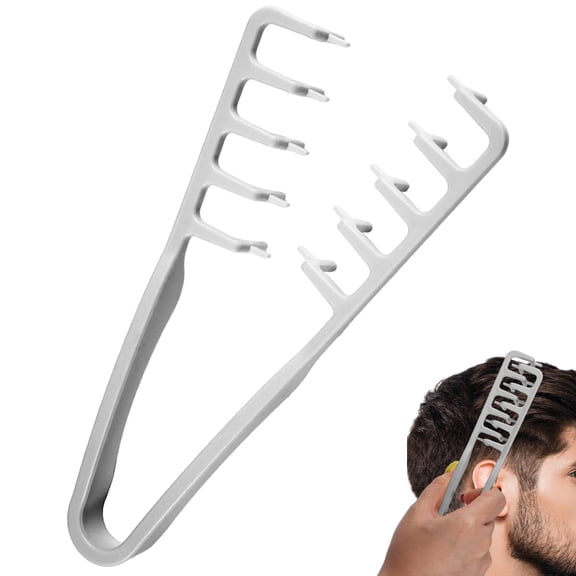 Texturizing Comb, 2026 Men's Texture Styling Comb, Men's Volumizing Texture Tool, Maximum Root Lift Tool, ABS Plastic Non-Slip Textured Handle , Root Lifter Comb (Gray)