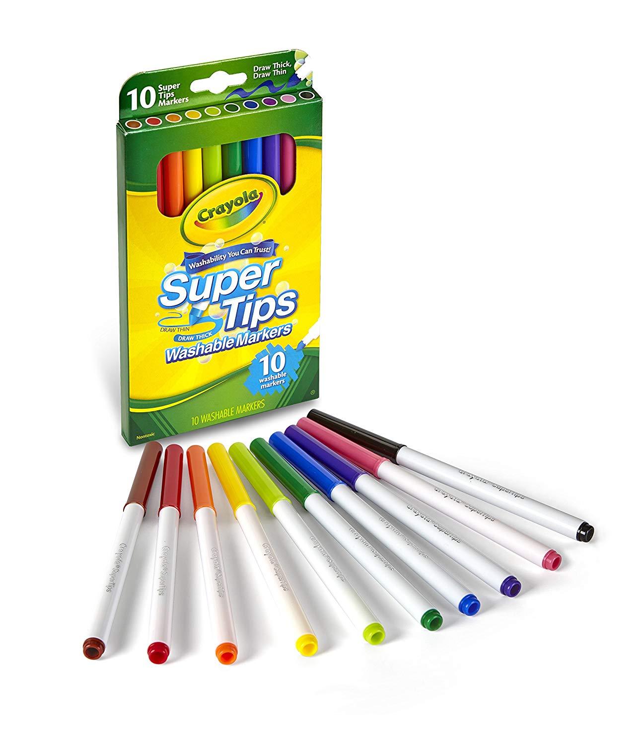 Crayola 20 Ct Super Tips Washable Markers