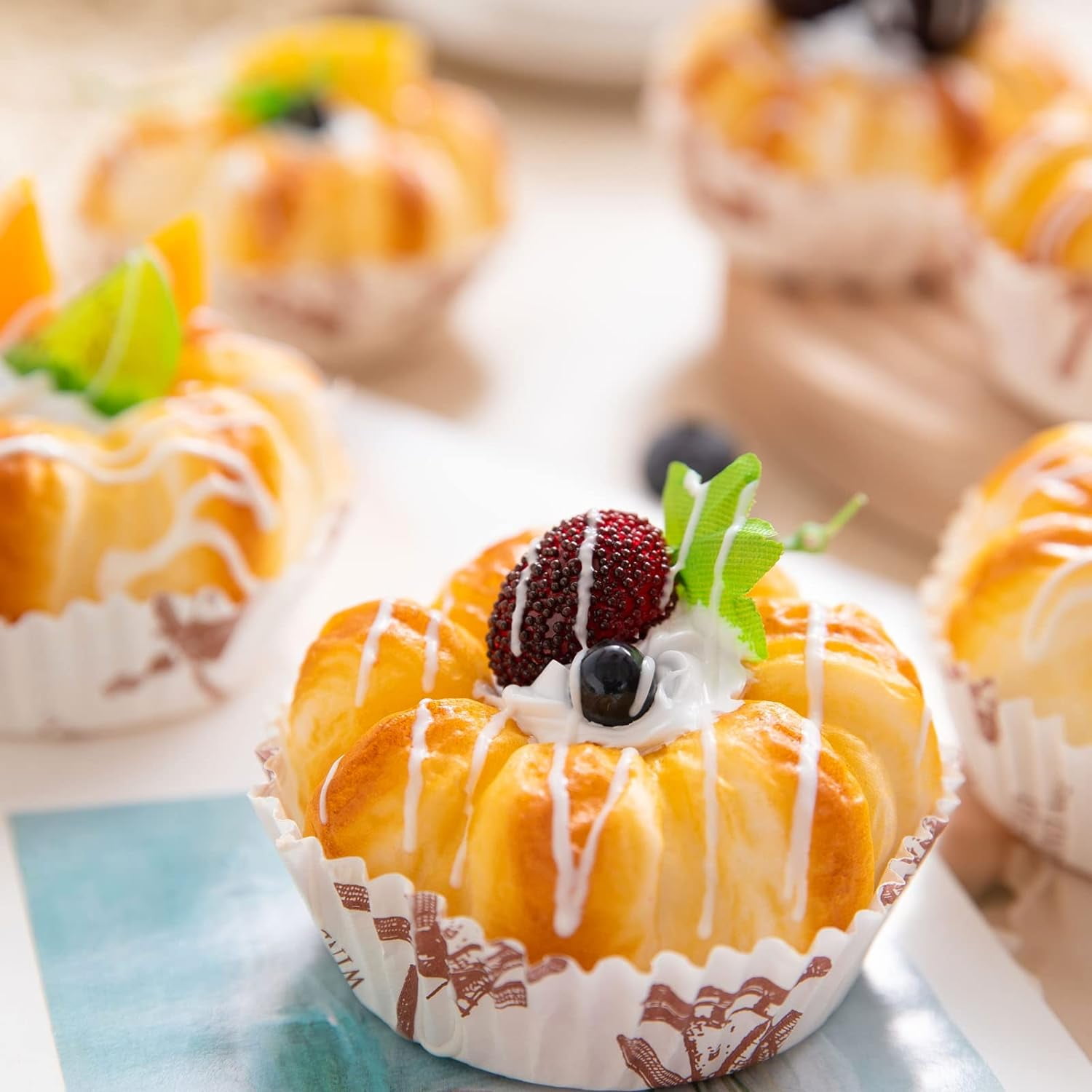 2pcs, , Réaliste Fausse Simulation Réaliste Table Décoration