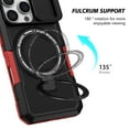 thumbnail image 2 of Allytechgroup Magnetic For iPhone 15 Case with Ring, [1x Screen Protector] [Slide Camera Cover] Military Grade Drop Protection Back Cover For iPhone 15, A, 2 of 10