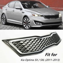 Fit for Kia Optima SX / SXL 2011-2013 Chrome & Black Front Upper Grille Grill