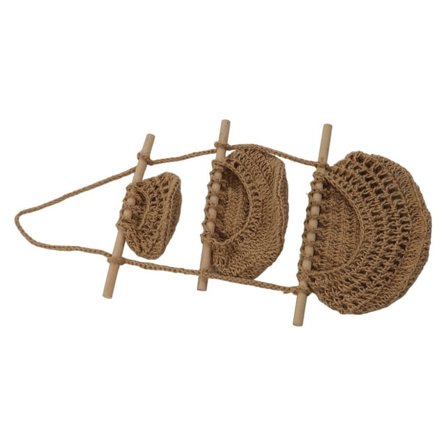 Cesta de frutas, cesta de frutas colgante de 3 niveles Organizador sobre la puerta Cesta de frutas colgante de 3 niveles Instalación sin esfuerzo