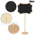 thumbnail image 4 of Pizarra de madera de 20 piezas, aviso de escritura Vertical, etiquetas decorativas para plantas, etiquetas de jardín, decoración DIY, 4 of 12