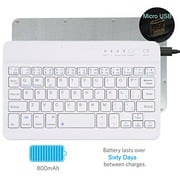 Ultra Slim Wireless Keyboard Ultrathin Wireless Bluetooth Keyboard 7 inch Bluetooth 3.0 Keyboard in Rechargeable
