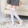 thumbnail image 5 of Over Knee Socks for Girls Thin Stretchable Girls Thigh Socks With Reinforced Toe Seam Comfort Playtimes And School Use, 5 of 9