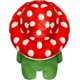 thumbnail image 3 of Cute Frog Plush Doll with Red Mushroom Hat Stuffed Animal Toy Green Crocodile Frog Plush Pillow for Girls(Dark Green Body Red Hat,42 cm/16.5 inch), 3 of 4