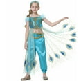 thumbnail image 7 of KAWELL Jasmine Costume Princess Dress up Halloween Party Role Play Outfit, 7 of 7