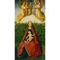 thumbnail image 2 of Jan Provost 9x14 Gold Ornate Wood Frame and Double Matted Museum Art Print Titled - Virgin and Child (ca. 1495-1500), 2 of 4