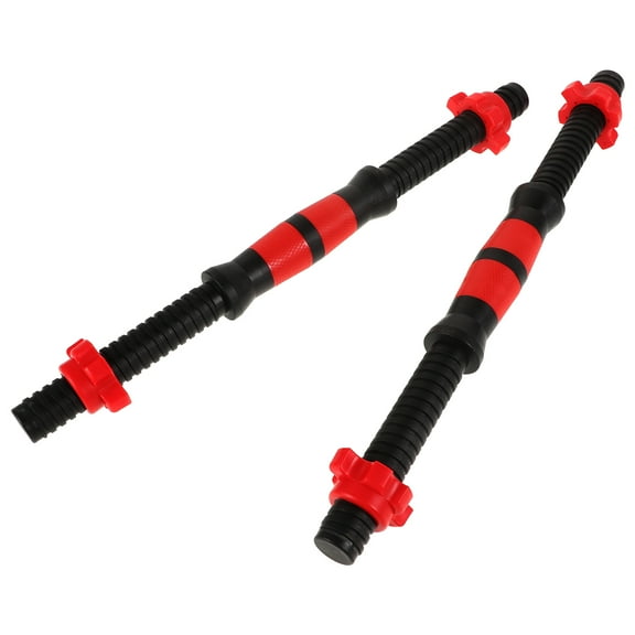 2 Pcs Dumbbell Handle Weight Lifting Spinlock Collar Bars Fitness
