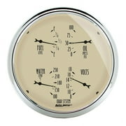 AutoMeter 1819 Antique Beige Quad Gauge