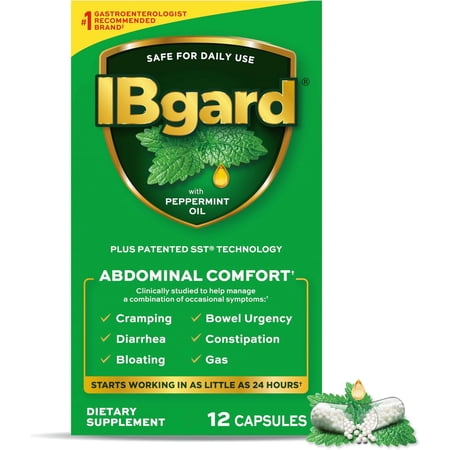 Ibgard 90miligrams Ultra Purified Peppermint Oil, 12 Count/pack