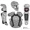 Silver, variant on All-Star S7 Adult Catcher's Gear Set