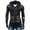 Black, variant on JLFKNG Mens Casual Lightweight Jacket Fashion Patchwork Leather Jacket Long Sleeve Zipper Up Hooded Jackets With Pockets Mid Length Comfy Mens Clothes