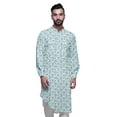 thumbnail image 1 of Atasi Kurta Décontractée Imprimée à Col Mandarin Chemise Ethnique Longue Kurta Asymétrique, 1 of 6