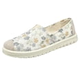 thumbnail image 2 of Womens Shoes Floral Print Slip-on Walking Shoes Sneakers Breathable Mesh Casual Footwear, 2 of 5