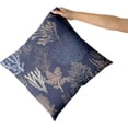 thumbnail image 6 of Nautical Coastal Throw Pillow Covers Set of 2 Ocean Themed Beach Coral Couch Pillow Cases Outdoor Sofa Cushion Cover Modern Sea Plants Decor for Bed Living Room, 18" x 18", 6 of 6