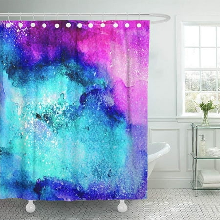 Pknmt Colorful Paint Hand Watercolor Brush Strokes Space Abstract