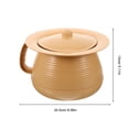 thumbnail image 3 of 1 Set Unisex Chamber Pot Portable Toilet Chamber Pot Urinal Basin Potty Bedside Urinal with Cover, 3 of 9