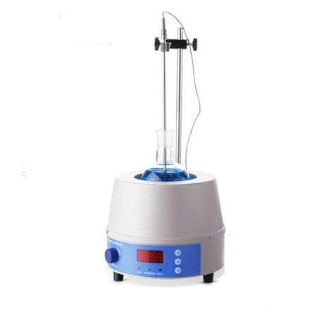 

Techtongda 220V 1.1Gal(5000ml) Digital Thermostatic Heating Sleeve Magnetic Stirrer Heating Mantle Temp Set CNC Display Lab