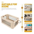 thumbnail image 3 of COOPHYA 1Set Storage Organizer Wooden Metal Cube for Home Decor in Living Room, 3 of 5