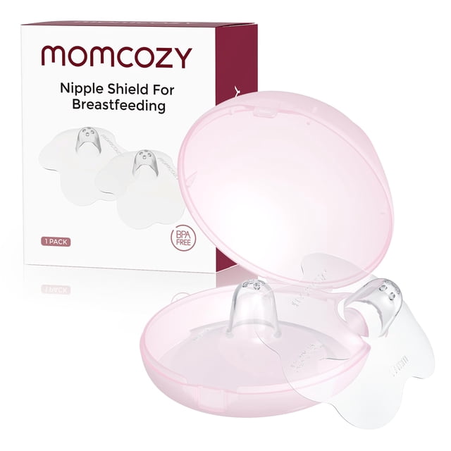 Protector de pezones Momcozy Floral Contact para amamantar, 17 mm