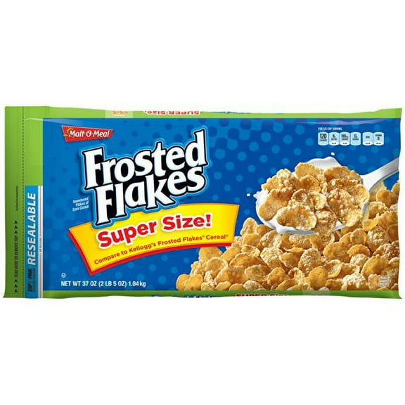 Malt O Meal Frosted Flakes Cereal 37 oz. (Pack of 2)