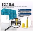 thumbnail image 5 of ISO 17712 and C-TPAT Certified High Security Bolt Seals Sequentially Numbered for Cargo Containers, Trucks, Railways, Wagons, and Trailers, 5 of 9