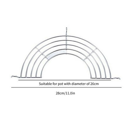 

Stainless Steel Semicircular Oil Rack Kitchen Steaming Rack Oil Filtering Heat Insulation Rack PL3