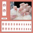 thumbnail image 2 of 4-Pack Press on Nails - 96 Pieces Long-Wear, Glossy Finish, Quick Stick, No Glue Needed, Perfect for Dance, Party, Daily Wear, Fashionable Nail Art for Women/Girls, 2 of 8