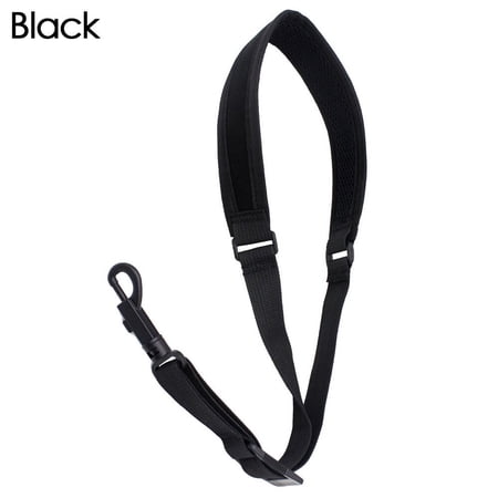 Black/Coffee Accessories Saxophone Sling Musical Instrument Saxophone Strap Halter Neck Clarinet Saxophone Neck Strap Adult Children BLACK