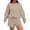 Khaki, variant on Shorts and Sweatshirt Set for Women Comfy Matching Sets Women College Outfits for Women Fall Lounge Sets Casual Set Fall Sets Cute Matching Sets,Beige,L