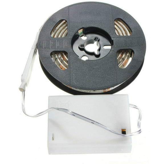 Milisten Battery Box with LED Light, Assorted Colors, Easy Installation, Self-Adhesive for Home, Garden, and Outdoor Use