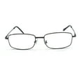 thumbnail image 2 of EYE ZOOM 5 Pack Unisex Rectangular Metal Reading Glasses with Spring Hinge, Gunmetal, +175, 2 of 6