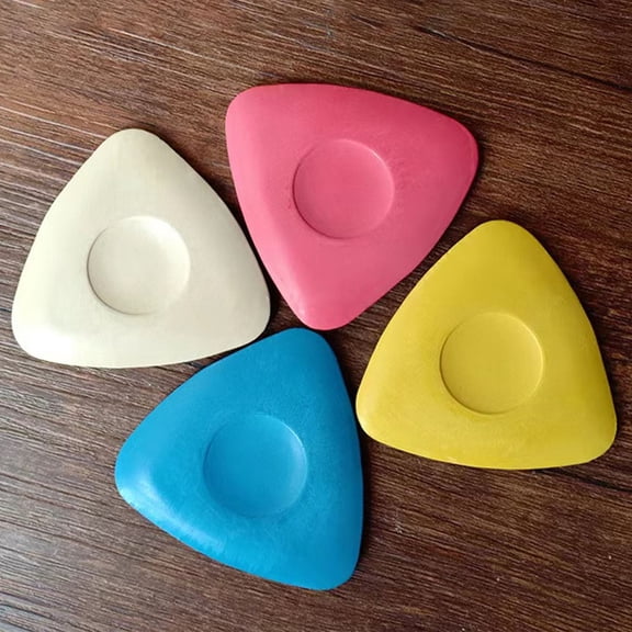 Tailors Chalk, Sewing Chalk for Fabric, Professional Washable Triangle Fabric Marker for Quilting, Crafts, Tailor's Chalk for Precision Marking on Fabric, Sewing Supplies Accessories, 4 Pcs