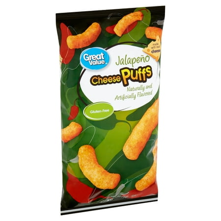 Great Value Jalapeño Cheese Puffs, 8 oz