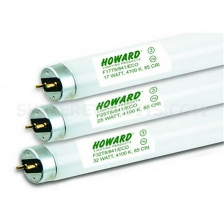 

Howard Lighting Products F28T8-841-ES-ECO-LL 28W 4- Foot T8 Med Bi-pin Fluorescent Lamp Case of 25