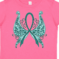 thumbnail image 4 of Inktastic Ovarian Cancer Awareness with Butterfly Ribbon Words Boys or Girls Toddler T-Shirt, 4 of 5