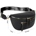 thumbnail image 4 of Montana West Crossbody Bags for Women Bum Bag Sling Purse with Adjustable Strap, Black, 4 of 7