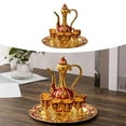 thumbnail image 4 of European Style Set Zinc Alloy Decorative Dispenser Decoration Collectible Plate Wedding Gift Drinkware Home Red Golden Rose, 4 of 8
