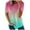Pink, variant on Giftesty Womens Summer Tops Fashion Women Summer Loose Print Round-Neck T-Shirt Short Sleeve Casual Blouse