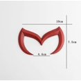 thumbnail image 2 of For Mazda Black Sporty Metal Evil 'M' Rear Trunk Badge Decal Emblem Glossy 3 5 6, 2 of 3