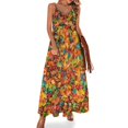 thumbnail image 1 of Vestido sin mangas con forma de muñeco de jengibre, bastones de caramelo y dulces para mujer, vestido de noche de verano, 1 of 7