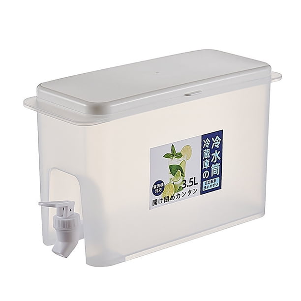 Dispensador de bebidas con grifo Contenedor de agua de 3,5 l Dispensador de bebidas (A) Likrtyny Para estrenar