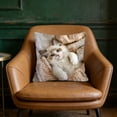 thumbnail image 3 of ddioayh Throw Pillow Cover Animal Print Soft Machine Washable 45x45cm for Sofa Chair Bedroom Home Decor Spring Easter Pet Theme Decorative Gift Idea, 3 of 6