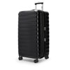 iFLY Hardside Fibertech Trunk with 80/20 Packing Capacity, Large Checked Luggage, Black