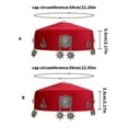 thumbnail image 3 of Traditional Kazakh Cultural Hat with Lightweight Breathable Polyester in Black Red and More, 3 of 8